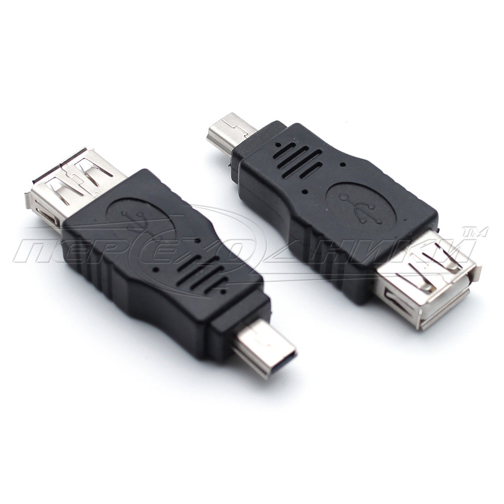 Переходник OTG USB - mini USB - фото 1 - id-p303169765