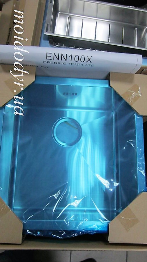 Мийка кухонна AquaSanita Enna 100X з нержавіючої сталі