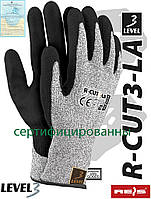 Перчатки защитные, изготовленные из пряжи HDPE R-CUT3-LA BWB