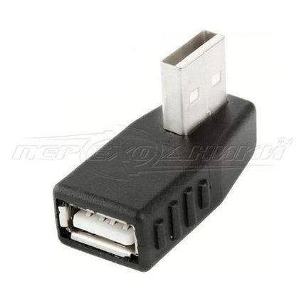 Перехідник USB 2.0 OTG AF - AM, кутовий, фото 2
