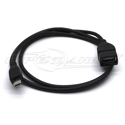 OTG Кабель USB - micro USB, 0.8 м, фото 2