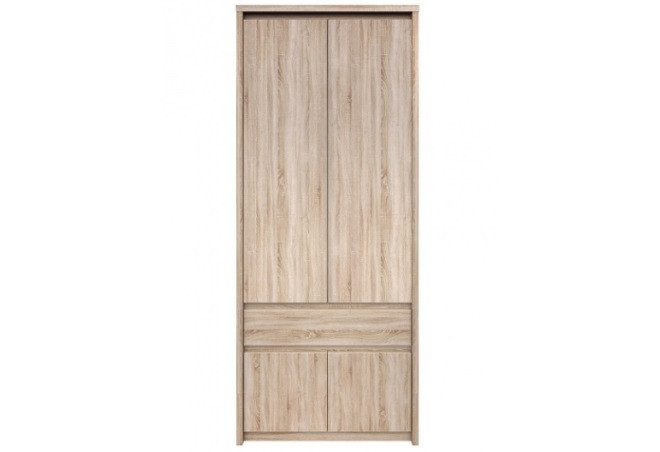 Шафа (шафа) з ДСП/МДФ в спальню/вітальню/дитячу SZF 4D1S/70 дуб сонома Norton ВМВ Холдінг, фото 1