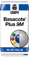 Удобрение COMPO Basacote Plus 9M (Компо Базакот Плюс 9М) 16-8-12+МЕ 25 кг Германия