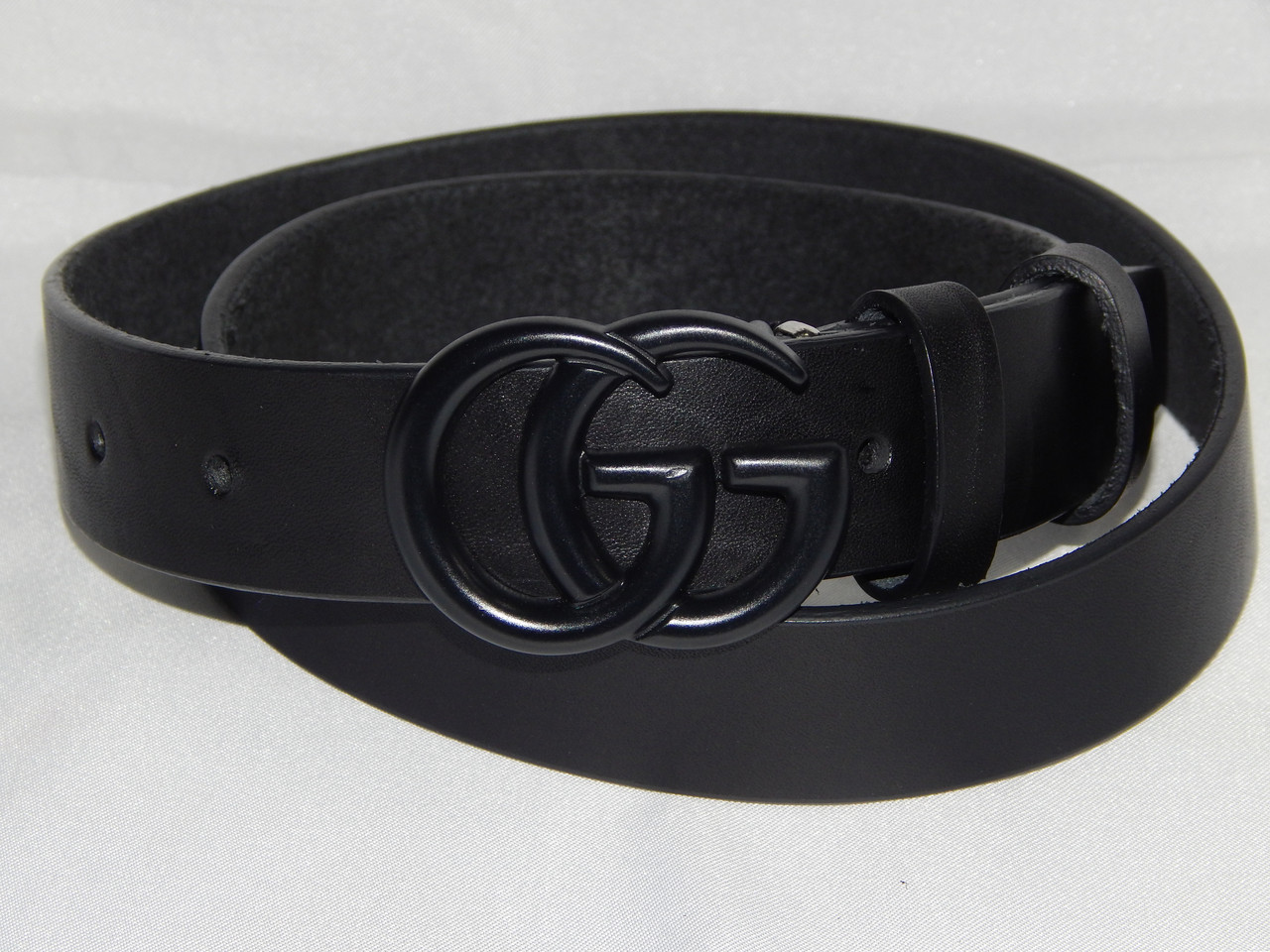 Ремінь брендовий чоловічий шкіряний Gucci ширина 40 мм. 930540, фото 1