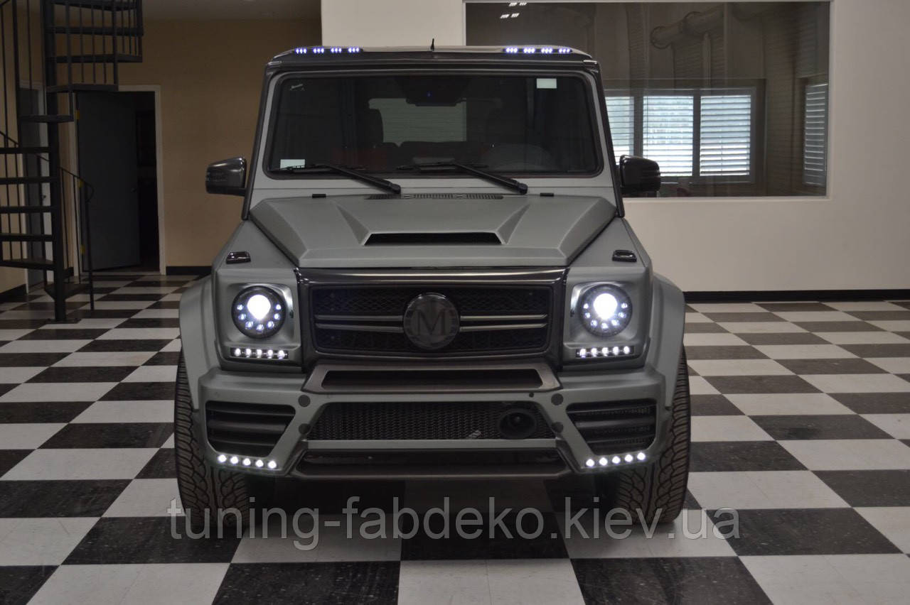 Обвес Mercedes G w463 Mansory Wide body Kit - фото 2 - id-p656059362