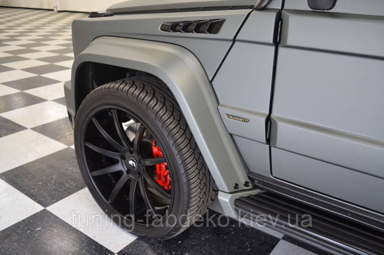 Обвес Mercedes G w463 Mansory Wide body Kit - фото 3 - id-p656059362