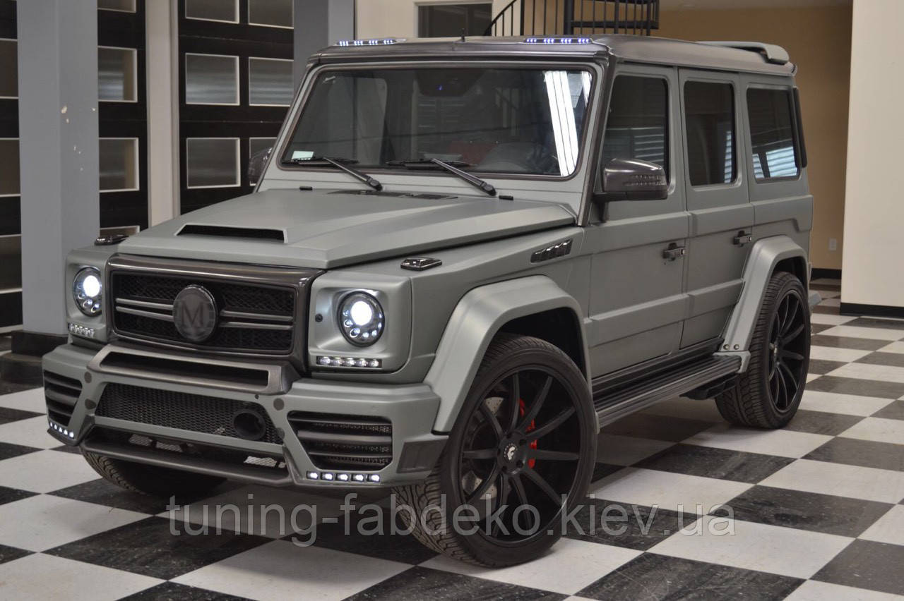 Обвес Mercedes G w463 Mansory Wide body Kit - фото 5 - id-p656059362