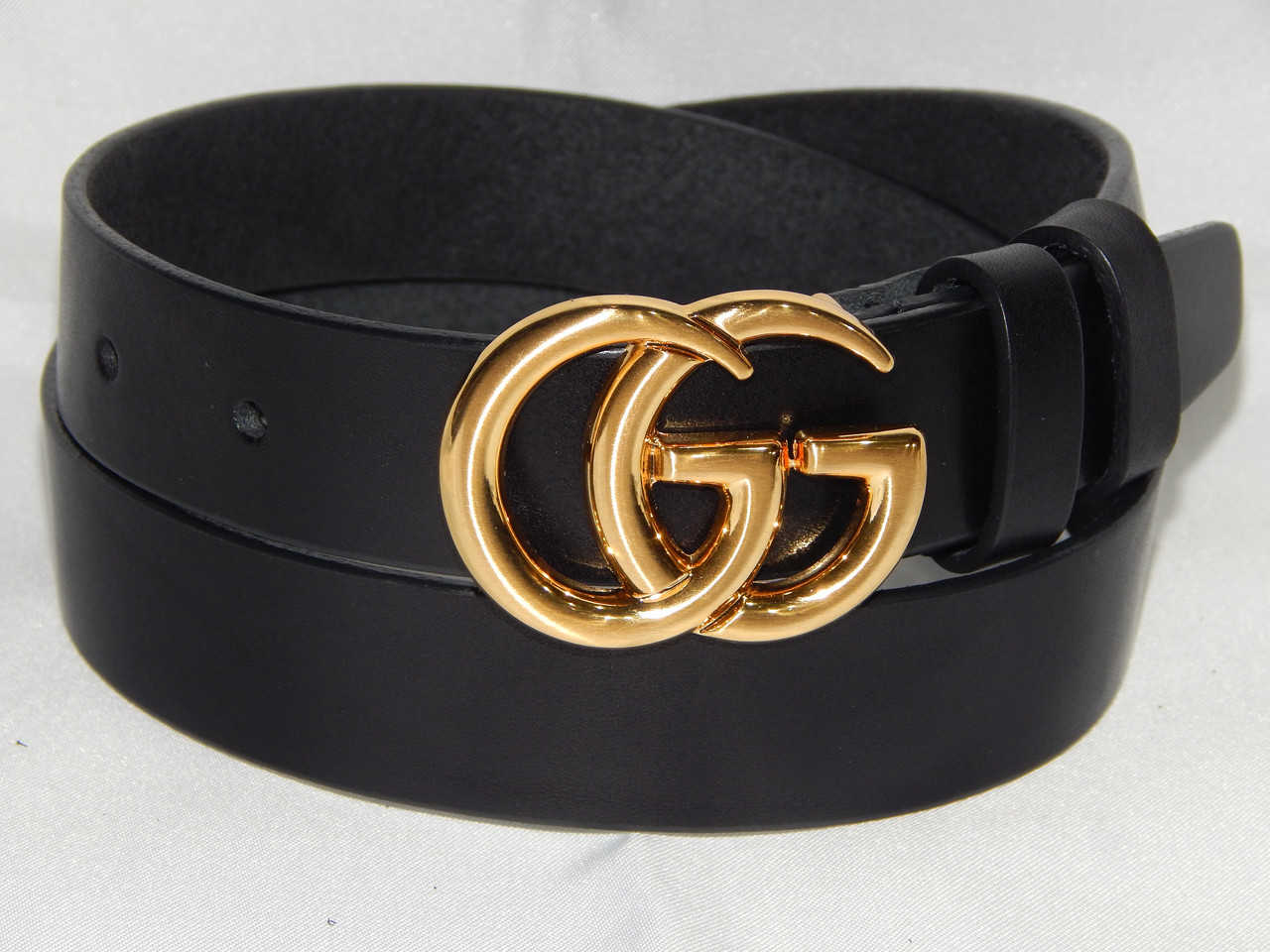 Ремінь брендовий чоловічий шкіряний Gucci ширина 40 мм. 930548