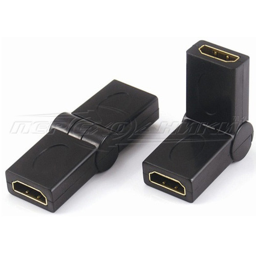 Перехідник HDMI (F) — HDMI (F), поворотний