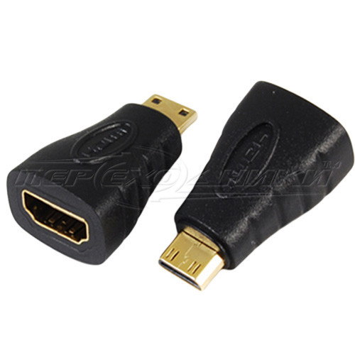 Переходник mini HDMI (M) - HDMI (F) - фото 1 - id-p22625342