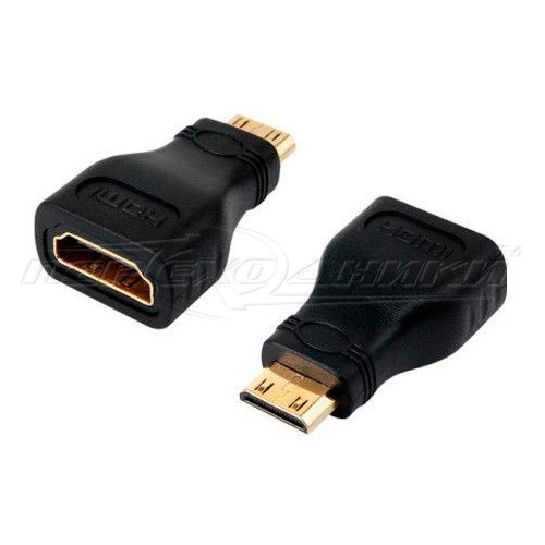 Переходник mini HDMI (M) - HDMI (F) Premium
