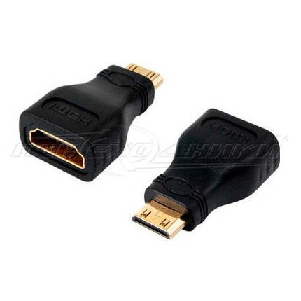 Перехідник mini HDMI (M) - HDMI (F) Premium, фото 2