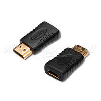 Переходник mini HDMI (F) - HDMI (M)