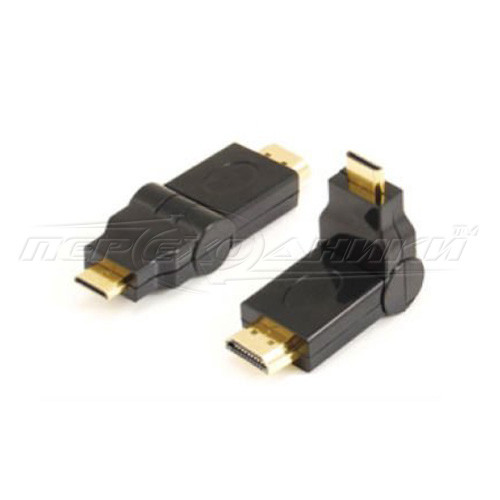 Перехідник mini HDMI (M) — HDMI (M), поворотний