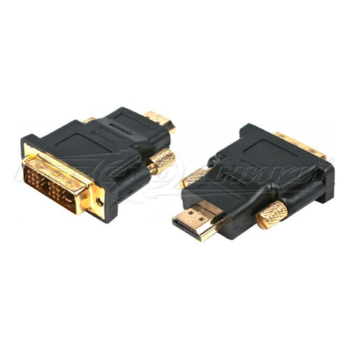 Переходник HDMI (M) - DVI (18+1 pin) (M) - фото 1 - id-p22529011