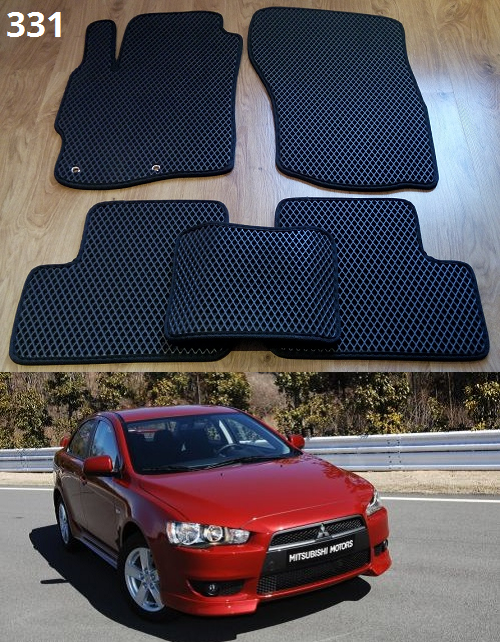 Килимки ЕВА в салон Mitsubishi Lancer X (10), Evo X, Sb '07-18