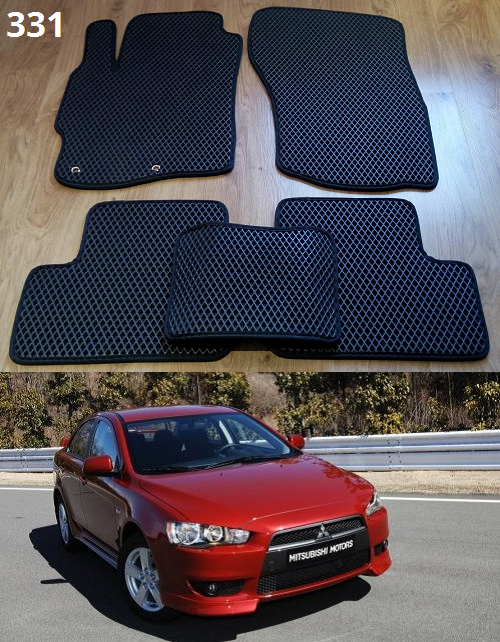 Коврики ЕВА в салон Mitsubishi Lancer X (10), Evo X, Sb '07-18 - фото 1 - id-p398797229