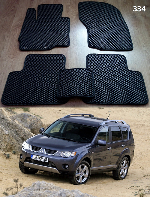 Килимки ЕВА в салон Mitsubishi Outlander XL '06-12