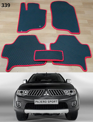 Килимки ЕВА в салон Mitsubishi Pajero Sport '08-16, фото 1