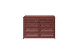 Комод з ДСП/МДФ в спальню, вітальню, дитячу 8S горіх канадський Джоконда ВМВ Холдінг