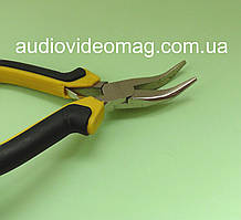 Міні плоскогубці зігнуті, довжина 115 мм