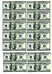 Вафельна картинка Гроші, для торта