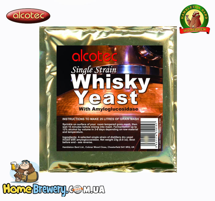 Дріжджі для віскі Alcotec Single Strain Whisky Yeast