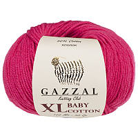 Пряжа GAZZAL Baby cotton XL 3415 (Газзал Беби Котон XL) малиновый