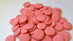 Диски шоколадні Рожеві, 1 кг