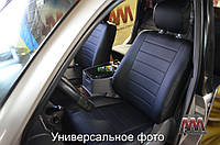 Авточехлы для BMW X1 2008-2015->, Экокожа, L-line