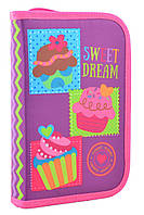 Пенал шкільний Smart твердий одинарний з клапанами Sweet dream 531691