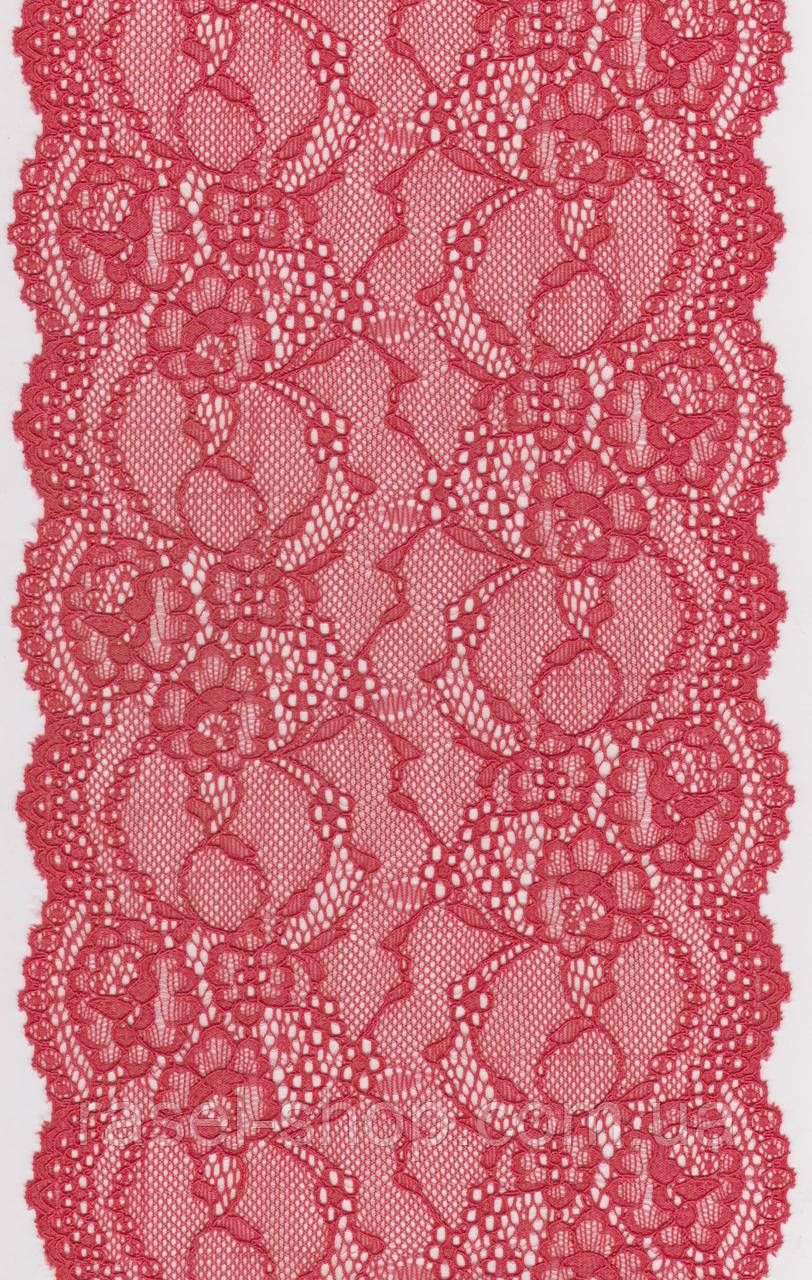 Мереживо стрейч корал 17см 1126-1314С, фото 1