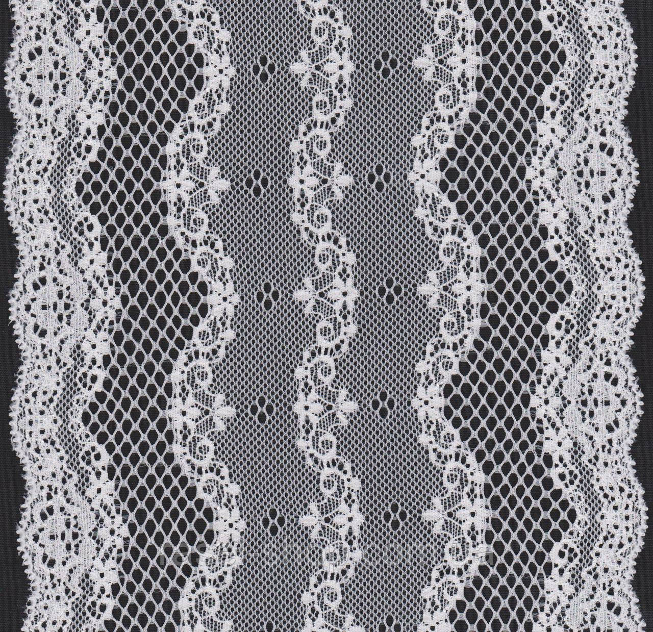 Мереживо стрейч молоко 17см 1186-15,, фото 1