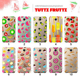 Ультратонкий прозорий чохол з малюнком для Huawei Y7 2017 / Nova Lite+ (80 дизайнів)