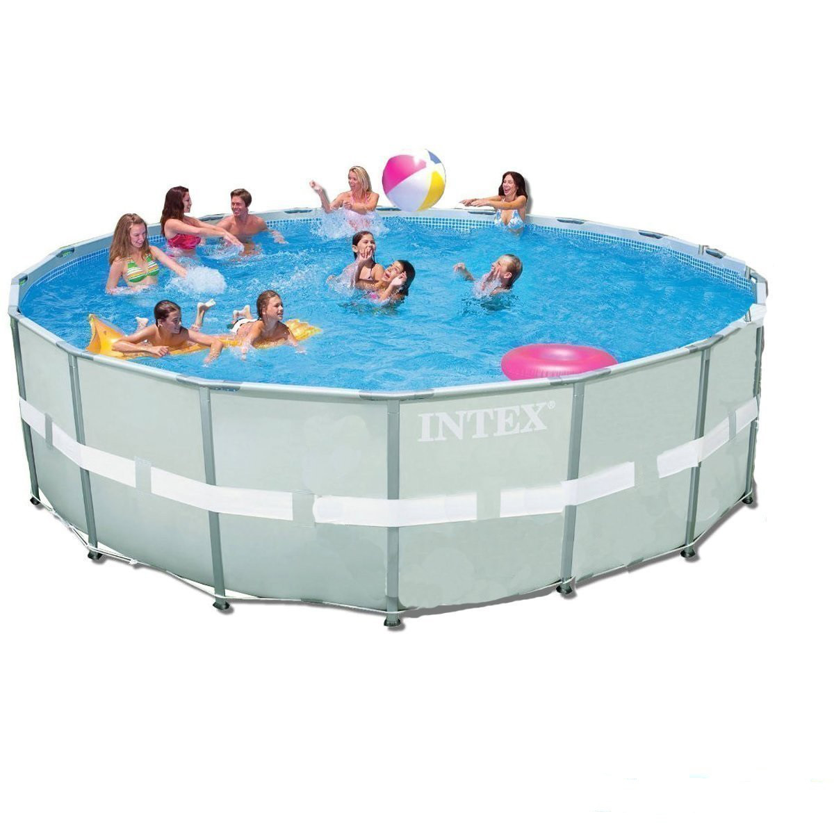 Каркасний басейн Intex Ultra Frame Pool 549х132 см Басейн круглий