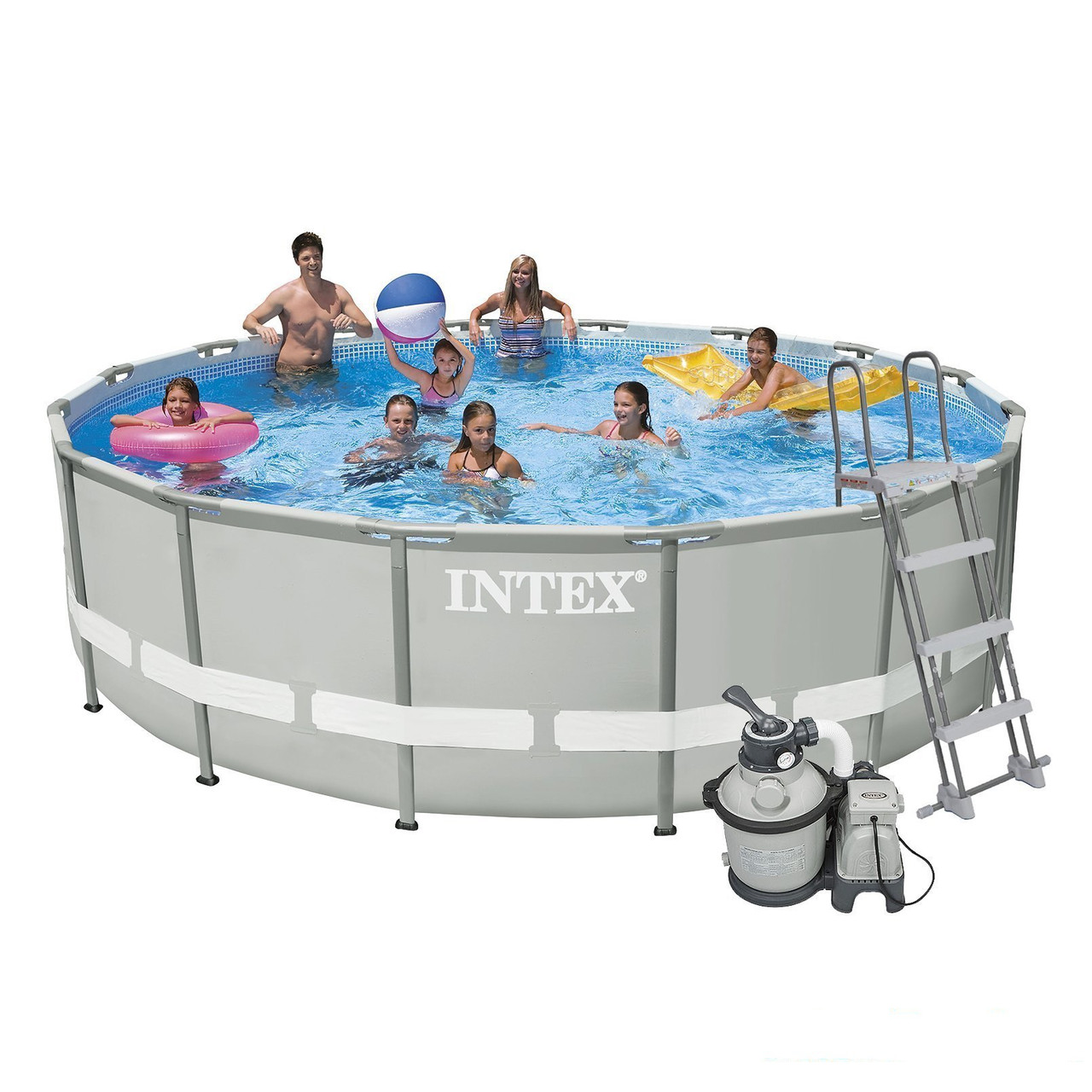 Каркасний басейн Intex Ultra Frame 488x122 см Басейн круглий
