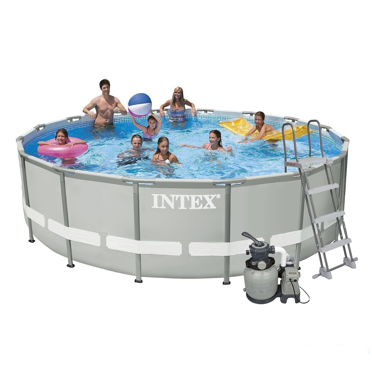 Каркасний басейн Intex Ultra Frame Pool 488x122 см Басейн круглий