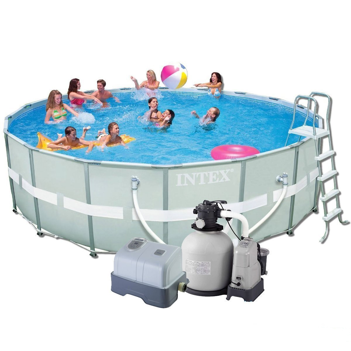 Каркасний басейн Intex Ultra Frame Pool 549х132 см Басейн круглий
