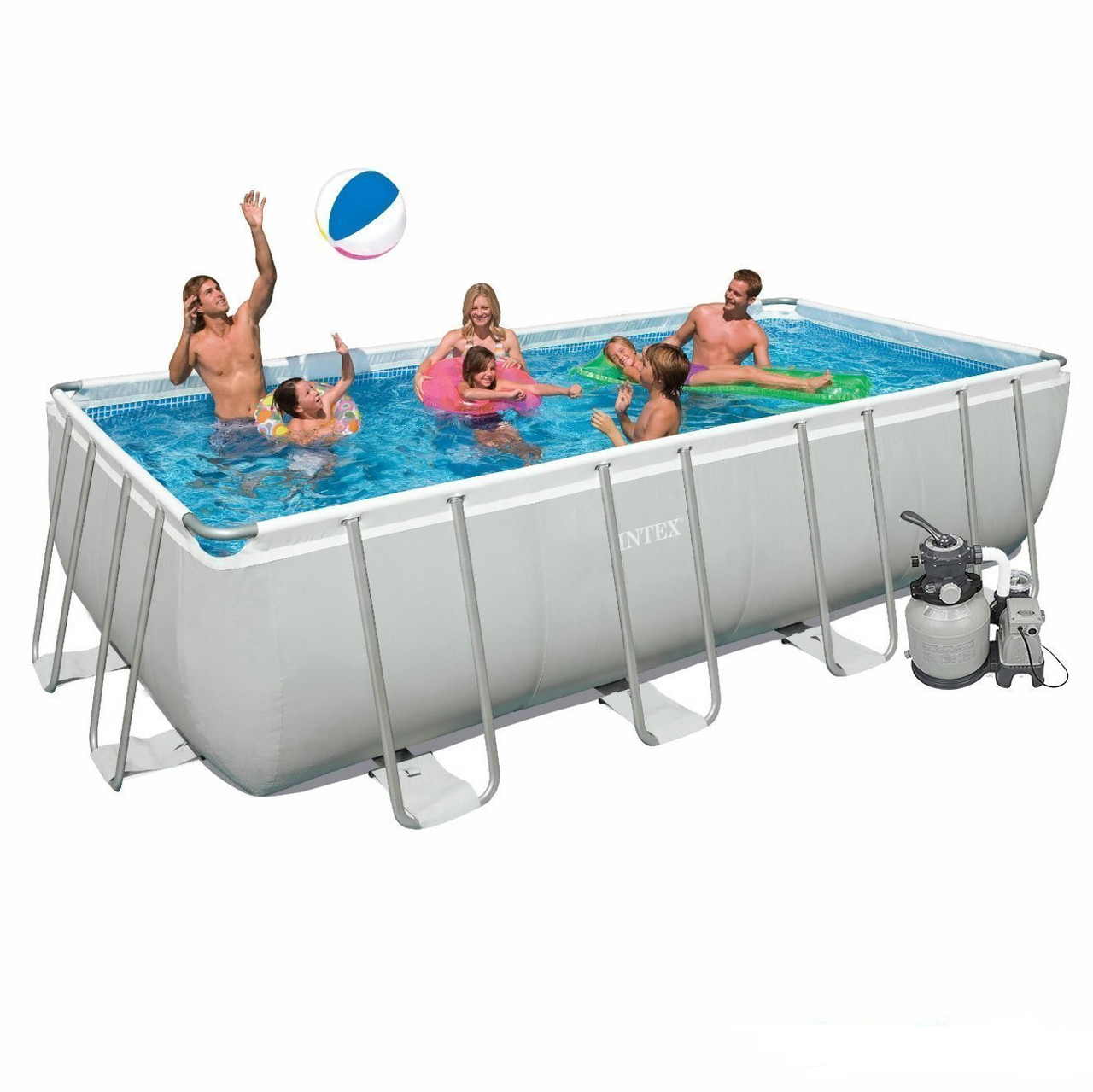 Каркасний басейн Intex Ultra Frame Rectangular Pool 549х274х132 см Басейн прямокутний