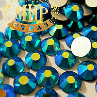 Стрази ДМС Blue Zircon AB ss3(1,4 мм), 100 шт.