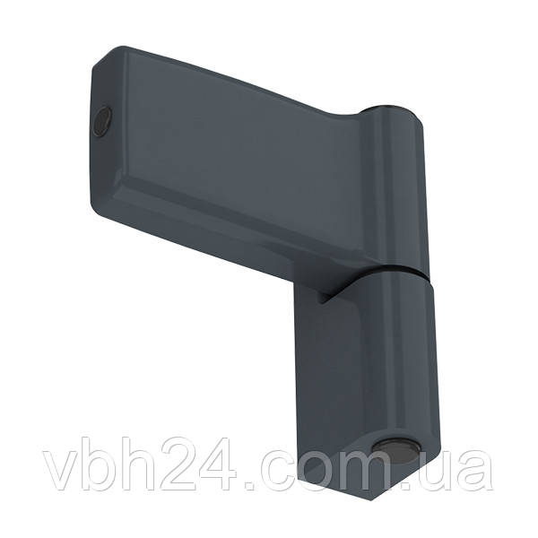 Дверна петля Jocker 120кг. RAL7016 антрацит, наплав L-20,5 RAL7016 Антрацит