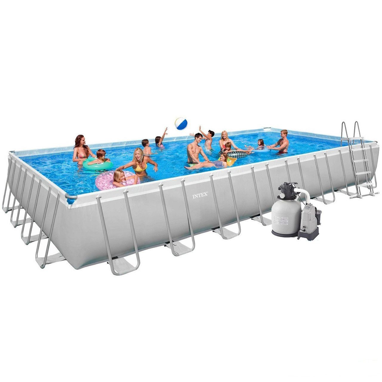 Каркасний басейн Intex Ultra Frame Rectangular Pool 975х488х132 см Басейн прямокут