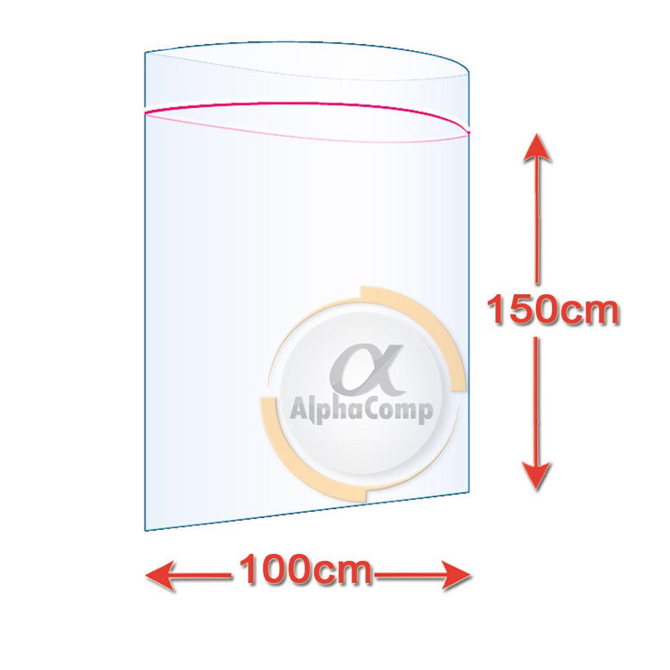 100 х 150 Пакети струна із замком Zip-Lock (паковання 100 шт.)