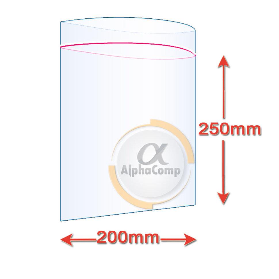 200 х 250 Пакети струна із замком Zip-Lock (паковання 100 шт.)