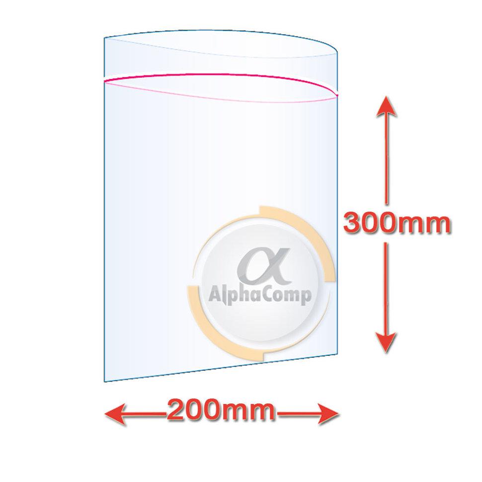 200 х 300 Пакети струна із замком Zip-Lock (паковання 100 шт.)