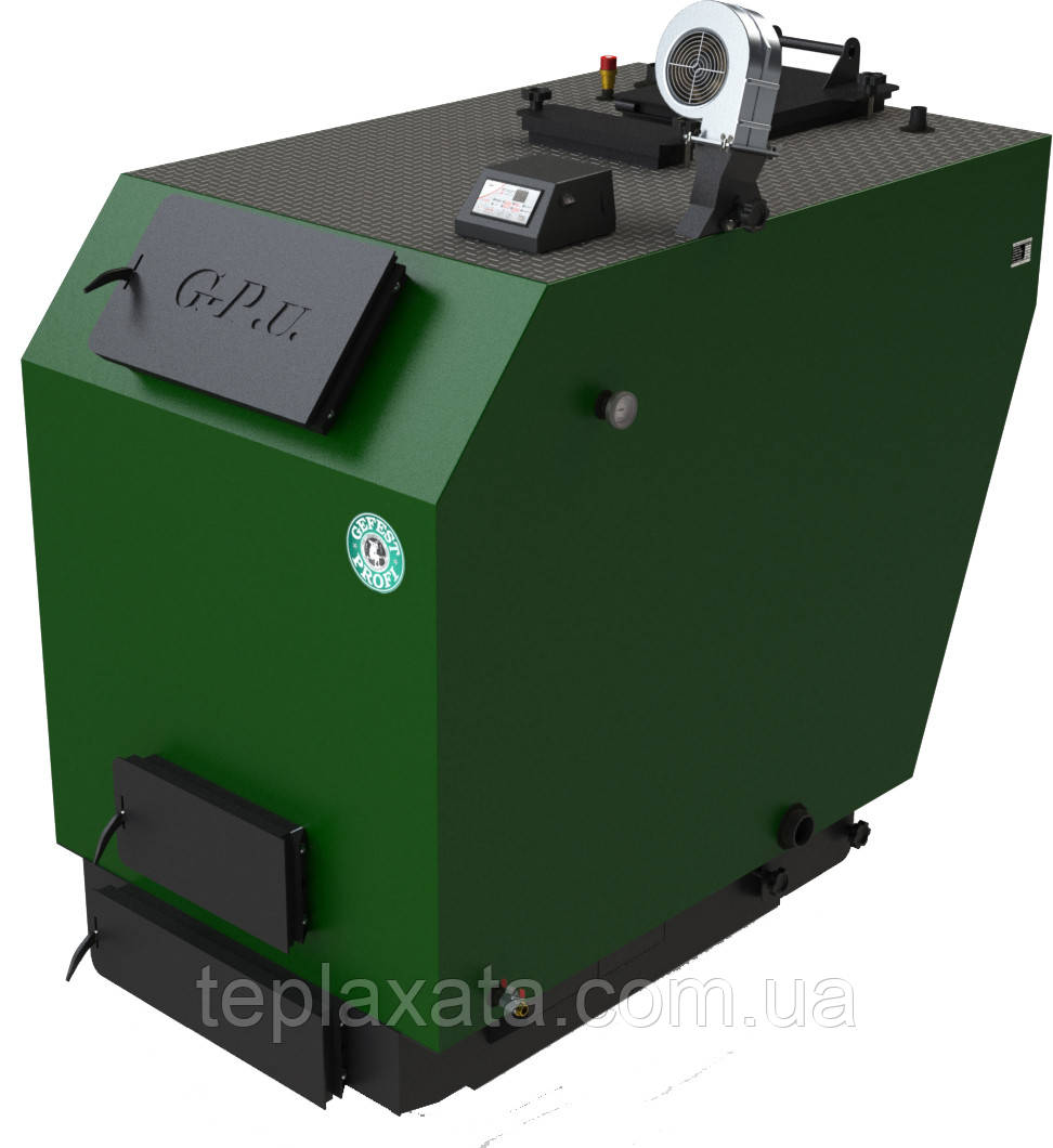 Промисловий твердопаливний котел тривалого горіння Gefest-Profi U 400
