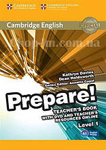 Cambridge English Prepare! 1 teacher's Book with DVD and teacher's Online Resources / Книга для вчителя