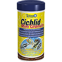 Корм TETRA (Тетра) CICHLID Mini Granules для дрібних цихлід в гранулах, 250 мл