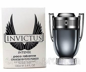 Туалетна вода чоловіча Paco Rabanne Invictus Intense 100 мл (тестер) (tester) (паконар інвіктус)