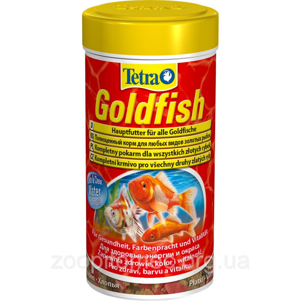 Корм TETRA (Тетра) GOLD FISH хлопья для золотых рыбок, 250 мл: продажа ...